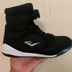 Everlast black boxing shoes